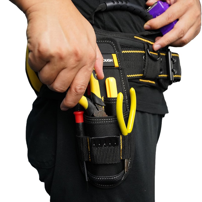 MELOTOUGH Clip On Tool Bag Electricians Heavy Duty Construction Tool