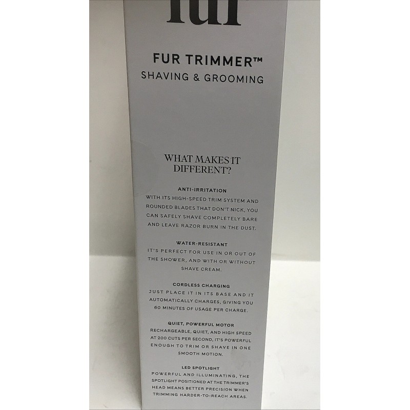 Fur Trimmer Shaving & Grooming Kit w/trimming guides USB charging