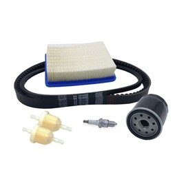 Tune Up Kit Compatible On 1995-1996 Club Car Carryall II - Drive Belt, Starter Belt, Air Filter, Oil Filter, Spark Plug
