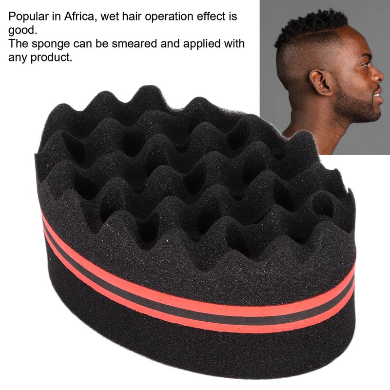 Hair Sponge Brush, Big Holes Sponge, Curling Sponge Glove, Dreads