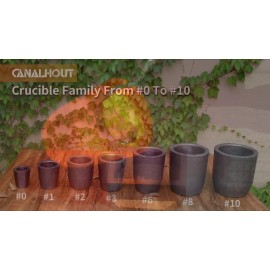 CANALHOUT 14KG Silicon Carbide Graphite Crucibles,Melt