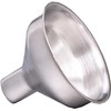 2Pcs Silver Small and Stainless Steel Funnel Suitable for Kinds