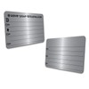 Save-Your-Bitcoins Private Key - Recovery Metal Plate Stainless Steel (V4A)