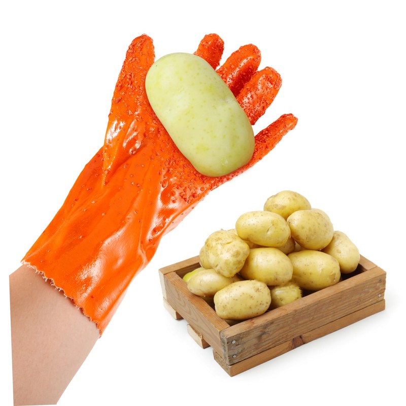 OSALADI Potato Gloves for Potato Peeling 1 Pair Gloves Food