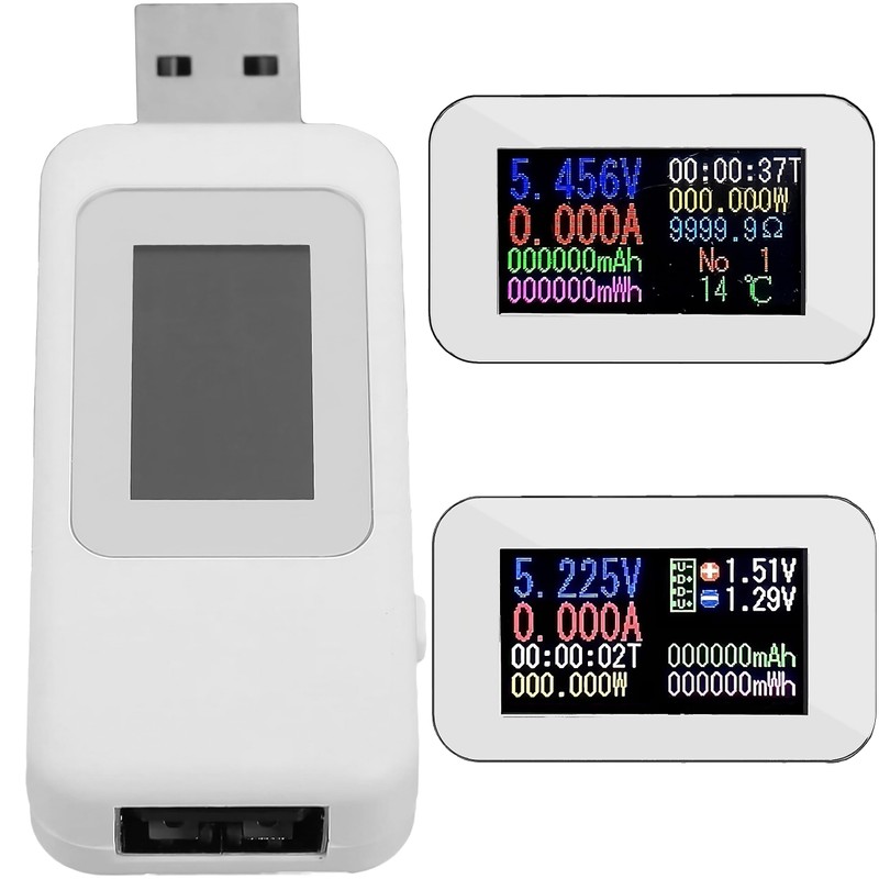 Retoo USB Tester Meter Current Meter Multimeter Voltage Tester Voltmeter