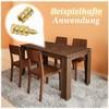 AERZETIX: 20 x bolts and dowels for table extension diameter