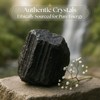Anima Black Tourmaline Crystal – Raw Grounding Stone for Protection,