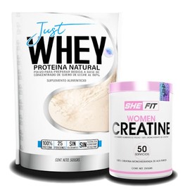 Bhp Nutrition - Bag Just Whey 500 Grs + Women Creatine 250 G