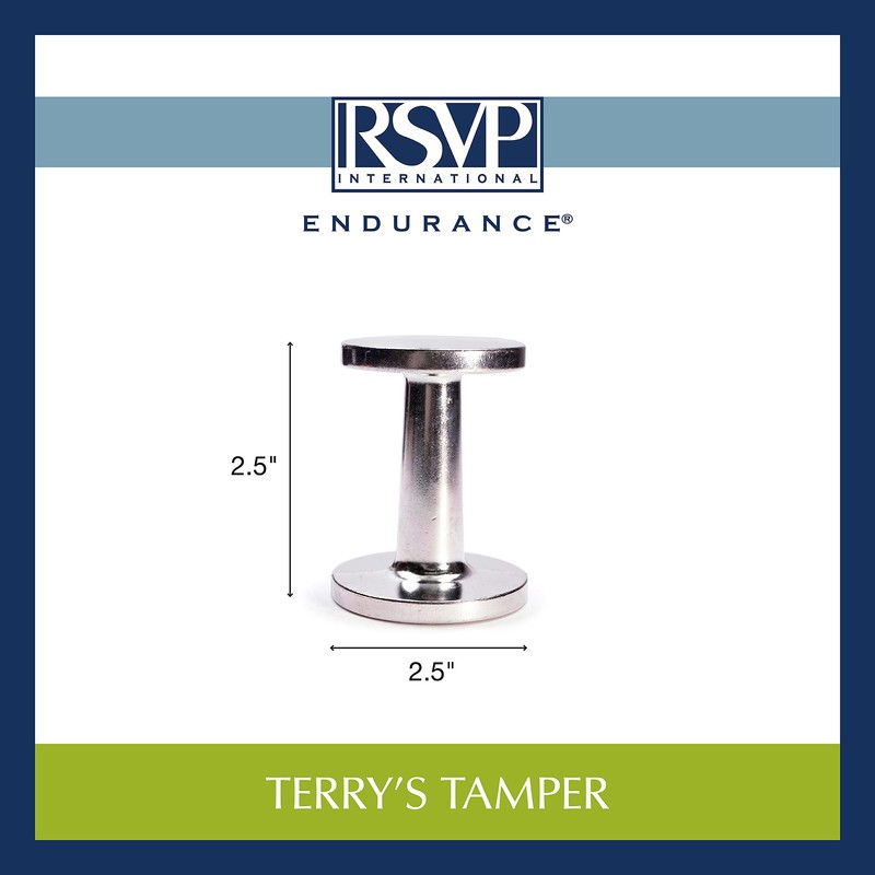 RSVP International Espresso Coffee Kitchen Tool Home and Commercial Use,