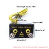 L Shaped Antistatic Ring Earth Connector 3 Hole Antistatic Earthing