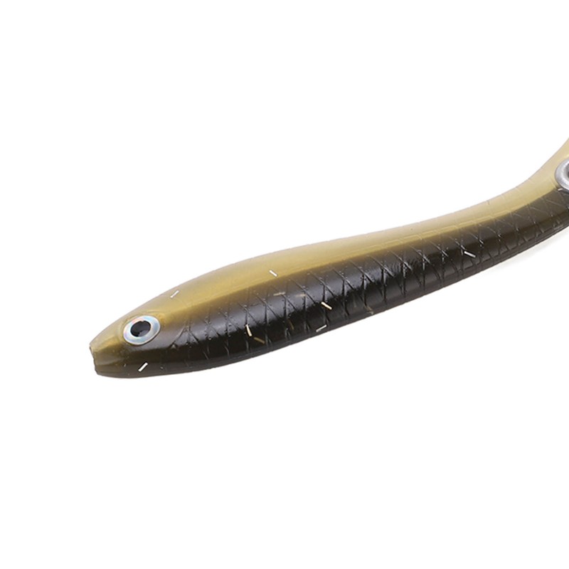 5pcs/set 10cm 6g Soft Lure with 3D Eyes Enlarged Tail