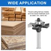sourcing map Slot Cutter Router Bit 1/4" Shank 6mm Cutting