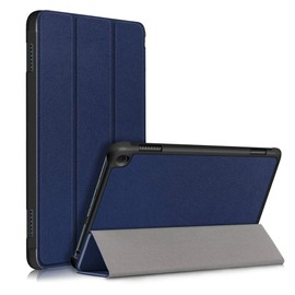 Kepuch Custer Case for Fire HD 8 12th 2024 2022 / Fire HD 8 2020 / HD 8 Plus 2020 / HD 8 Kids 10th 2020, Smart PU Leather Protective Case Cover - Blue