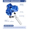ERAYCO Triple Blade PVC Pipe Reamer 1-1/2 Inch, Plastic Pipe