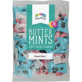 Party Sweets By Hospitality Mints Sweet Baby Buttermints, 7-Ounce Bags (Pack of 6)