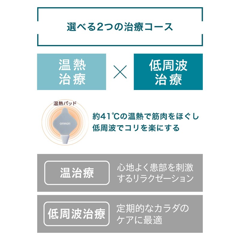 オムロン 温熱低周波治療器 HV-F321 ホワイト HV-F321-W