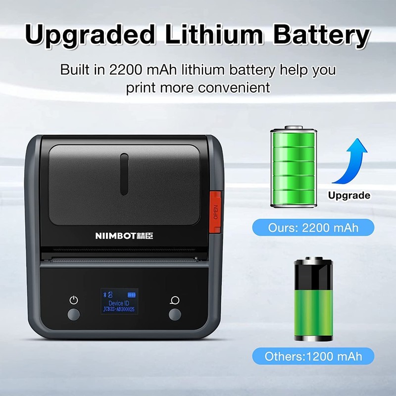 NIIMBOT Label Maker Machine, B3S Thermal Label Maker, Upgrade 75mm