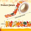 Lucleag 65.6 Ft Fall Pumpkin Bulletin Board Border, Self-Adhesive Pumpkins