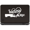 Trucker's Wife Car Decal Sticker BG 779