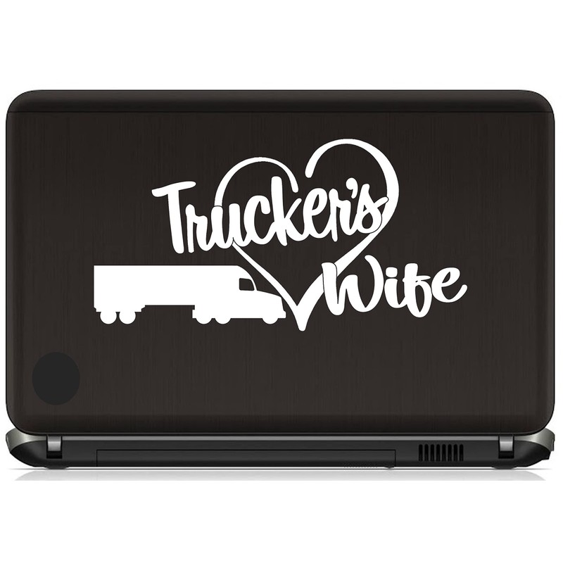 Trucker's Wife Car Decal Sticker BG 779