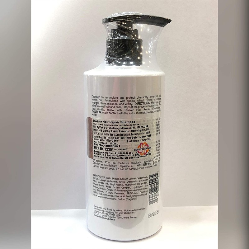 De Fabulous Reviver Hair Repair Shampoo, 8.5 Ounce