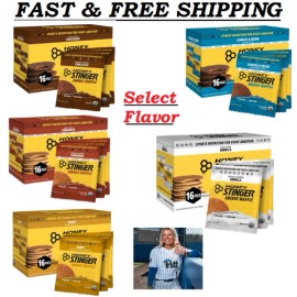 Honey Stinger Organic Waffle,  Energy, 16.96 Ounce (Pack of 16) - Select Flavour - Chocolate