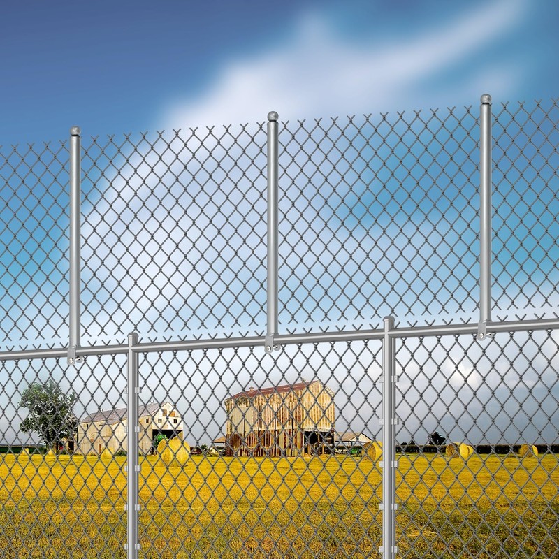 9 Pack Chain Link Fence Extension, 25.2'' Fence Extension Height,