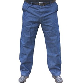 Falcon Bay The Senior Shop Men's Full Elastic Waist Denim Jeans 38/30