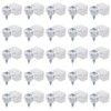 25 Pcs Glass Retainer Clips Mirror Holder Clips Plastic Glass