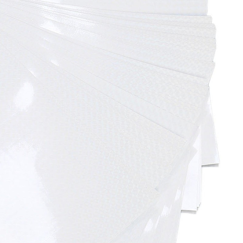 50 Sheets A4 Holographic Cold Laminate Sheet Cuttable Waterproof DIY