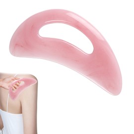 Large Body Gua Sha, 1 Pcs Guasha Tool, Lymphatic Drainage Tool for Eliminate Cellulite and Promote Lymph Circulation, Large Gua Sha Massage Tool, Anti Cellulite Massager for Man And Women (Pink)
