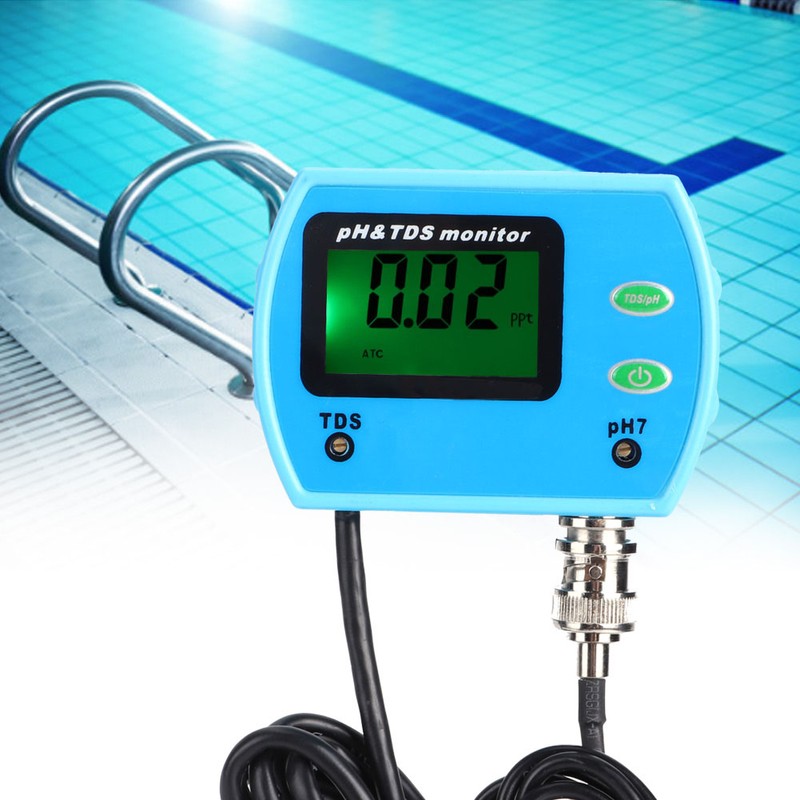 PH-9851 LCD Water Quality Analyzer PH/TDS Monitor Testing Instrument
