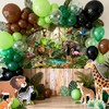 Avezano Jungle Backdrop Safari Party Decorations Rainforest Animals Banner