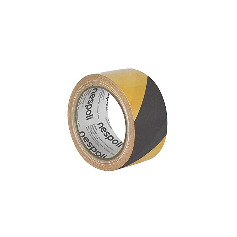 Nespoli N9930194788 Signage Ribbon, Black/Yellow, 50 mm x 33 m