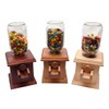 Handcrafted Wooden Candy Dispenser - Great for M&M® Peanut Snack