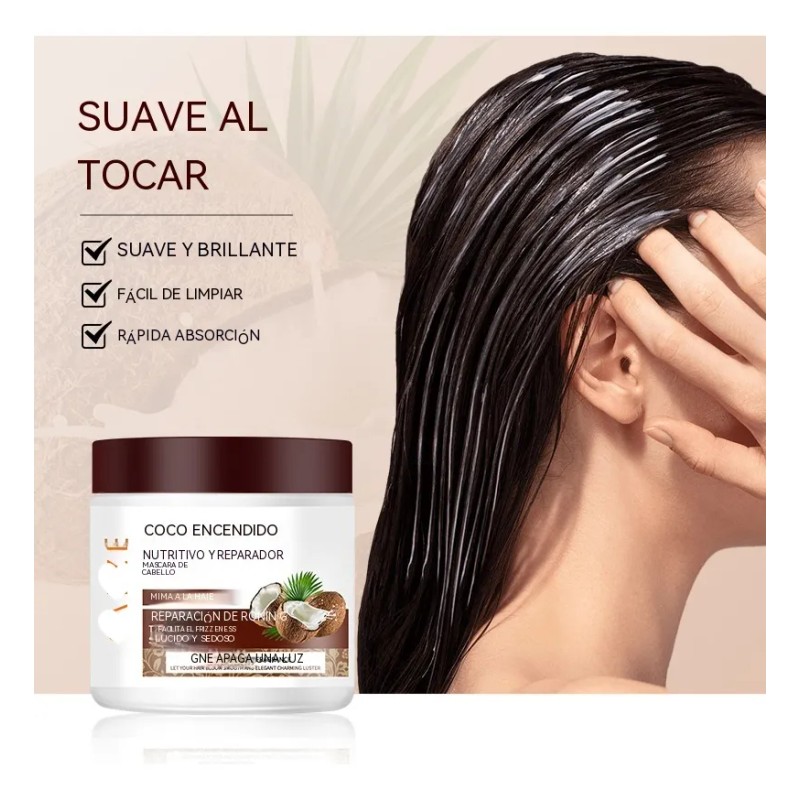 Mascarilla De Para Cabello Suave Y Sin Frizz