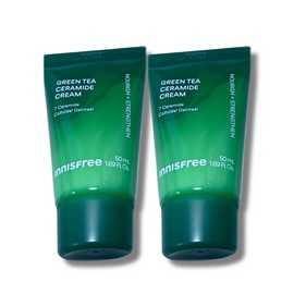 Innisfree Green Tea Ceramide Butter Moisturizing Cream 50ml x 2 / 이니스프리 그린티 세라마이드 버터 보습 크림 50ml 2개