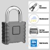 Diyife Large Combination Padlock [One-Touch Unlocking], Heavy Duty Weatherproof Padlock,