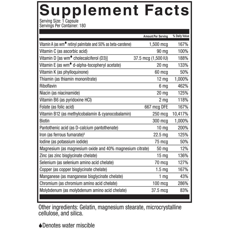 Celebrate Vitamins Multi-Complete, 45mg Iron – Daily Bariatric Multivitamin for