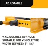 CARTMAN 2 Packs Heavy Duty Trailer Lock Wheel Clamp, Yellow/Black