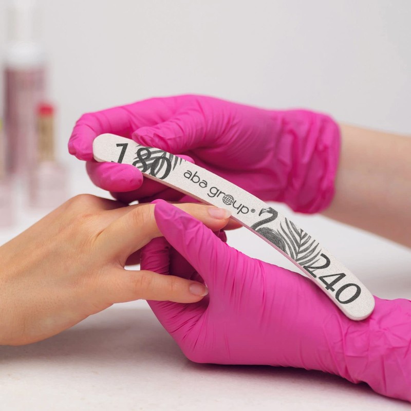 Aba Group Professional Nail File Flamingo Heavy Duty Single Use