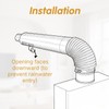 3"x5" elbow Vent Kit Elbow Compatible with Navien Rinnai Rhemm