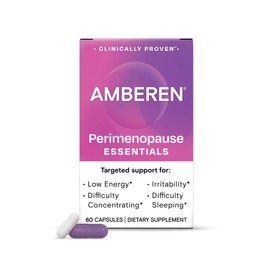 Amberen- Perimenopausia, alivio de múltiples síntomas de la perimenopausia, suplemento de vitamina B, vitamina E y antioxidantes,