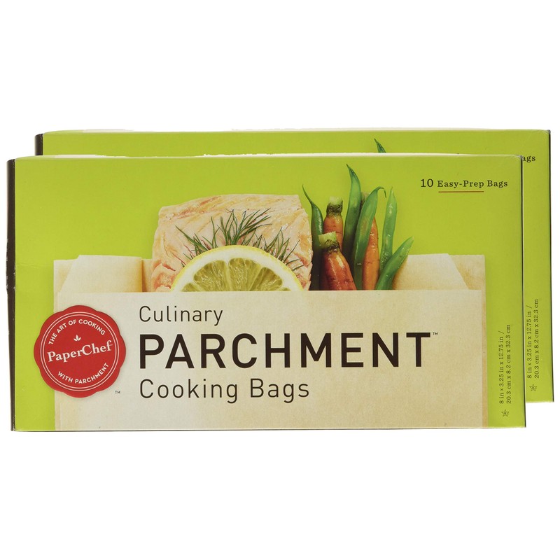 PaperChef PC5003 (2 Pack) Parchment Paper Nonstick Cooking Bags, 10-ct/Box,