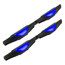JNNJ Pack of 2 Car Protective Strips, Car Door Edge Protection, Door Edge Protection with Reflector, Shock Protection, Bumper for Attaching with Reflectors, for Car Door (Blue)