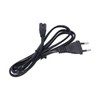 Zerodis EU Standard 250V 2.5A 1.5M 2 Pin Power Cord