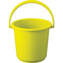 TRUSCO TPPB-15-Y PP Color Bucket, 3.9 gal (15 L), Yellow