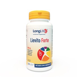 LongLife® Lievito Forte | Integratore di lievito di birra con vitamine del gruppo B | Metabolismo energetico | Riduzione stanchezza e affaticamento | 120 compresse | Vegano e doping free.