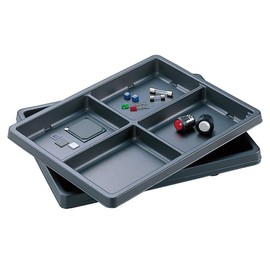 ホーザン(HOZAN) ESDパーツトレー 省スペースで電子部品を整理できるパーツ皿 4分室 3枚入 F-21