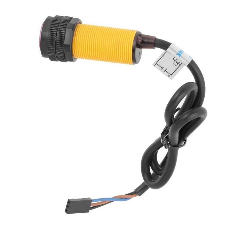 POCREATION E18-D80NK Infrared Sensor, Detection Distance Adjustable Photoelectric with Transmitter